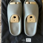 Gray Yeezy Slides YS-01 Front View