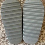 Gray Yeezy Slides YS-01 Rear View