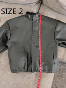 Yeezy YZY Size 2 Measurements Length Width and Sleeves