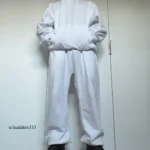 Yeezy Hoodie HD-01 White SIZE 1 on body picture