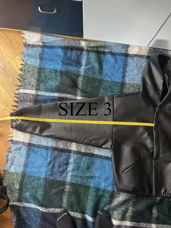 Yeezy YZY Jacket JC-01 Size 3 Sleeves Length Measurements