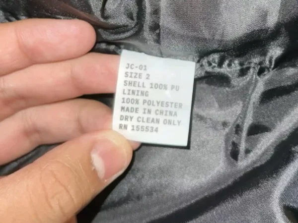 Yeezy Jacket JC-01 Size 2 Tag