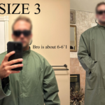 Man wearing Yeezy Trench Coat TC-01