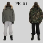 Model wearing the Yeezy PK-01