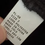 Yeezy Polar Fleece PL-08 Size 2 Tag