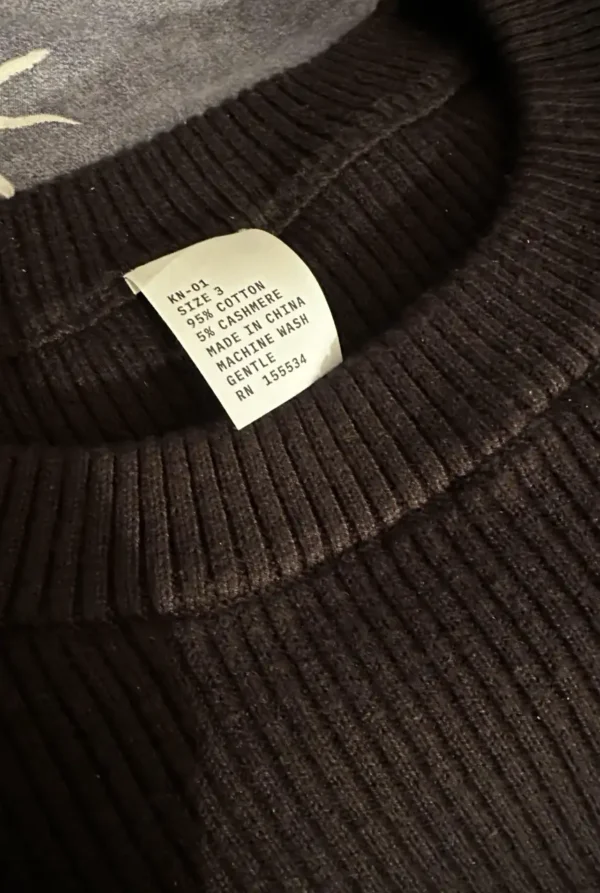 Yeezy Cashmere KN-01 Tag Size 3