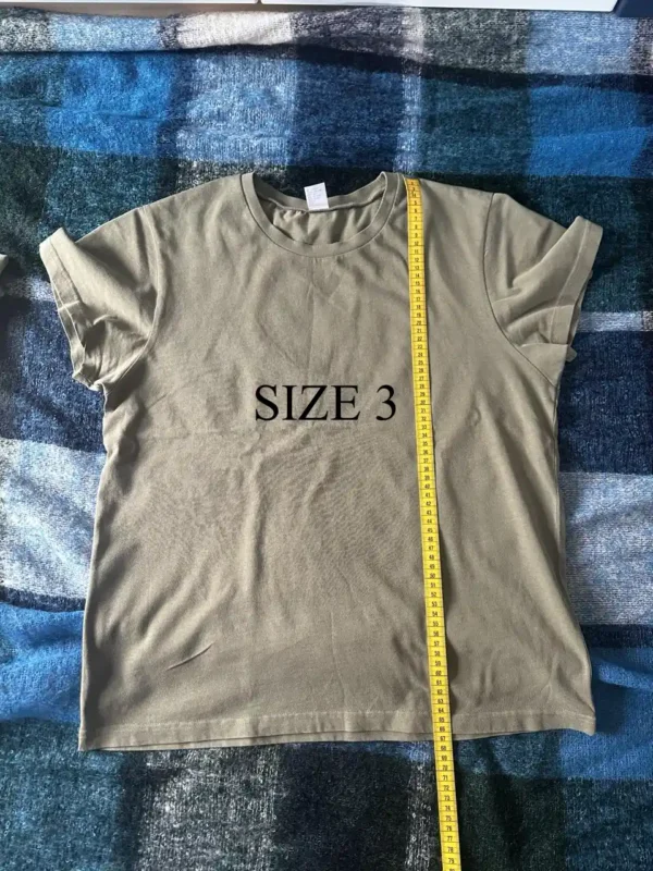 Yeezy YZY Green T-Shirt Size 3 TS-03 Length