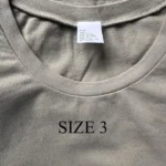 Yeezy YZY Green T-Shirt Size 3 TS-03 Tag