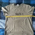 Yeezy YZY Green T-Shirt Size 3 TS-03 Width