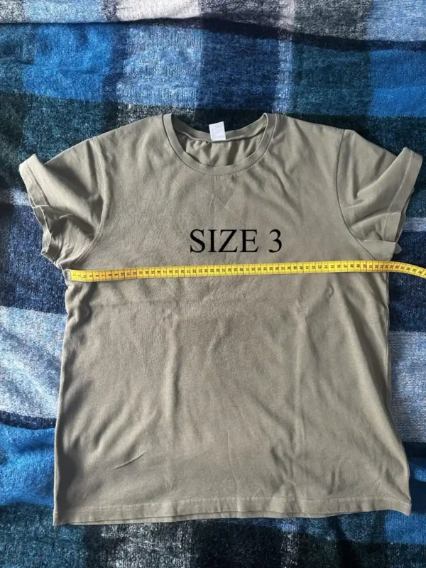 Yeezy YZY Green T-Shirt Size 3 TS-03 Width