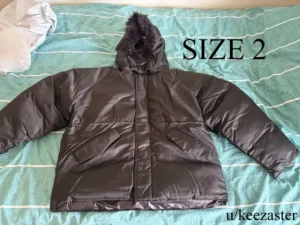 Yeezy YZY Black Parka PK-01 Front View