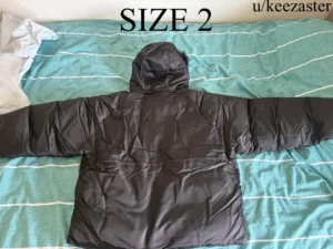 Yeezy YZY Black Parka PK-01 Rear View