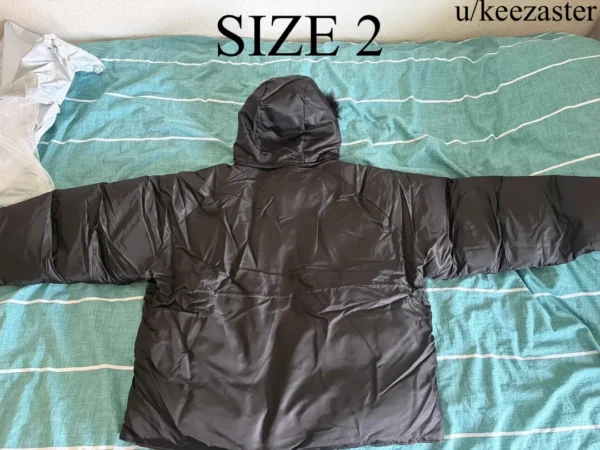 Yeezy YZY Black Parka PK-01 Rear View