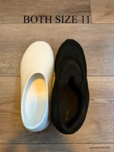 Yeezy YZY Sneakers BL-01 Comparison with SL-01 both Size 11