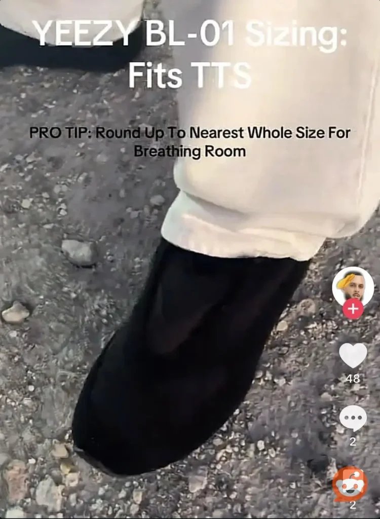 Yeezy BL-01 Sizing Advice