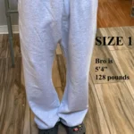 Yeezy YZY SP-08 Sweatpants Size 1 On-body front view