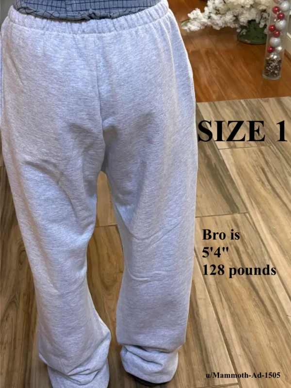 Yeezy YZY SP-08 Sweatpants Size 1 On-body back view