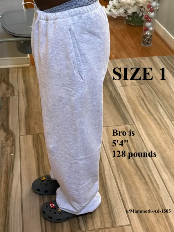 Yeezy YZY SP-08 Sweatpants Size 1 On-body side view