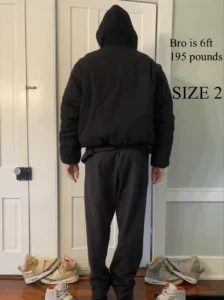 Yeezy Jacket JC-08 On Body Rear View