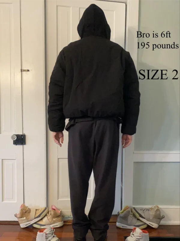 Yeezy Jacket JC-08 On Body Rear View