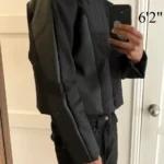 Yeezy Women Jacket WJ-06 On Body Pic Wearing Size 3