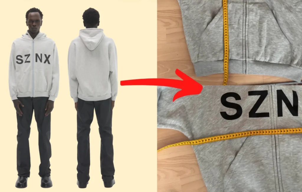 Yeezy YZY Hoodie HD-10 Sizing