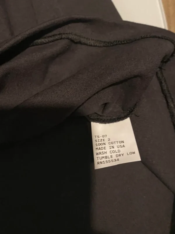YZY Yeezy T-Shirt TS-07 Size 2 Tag
