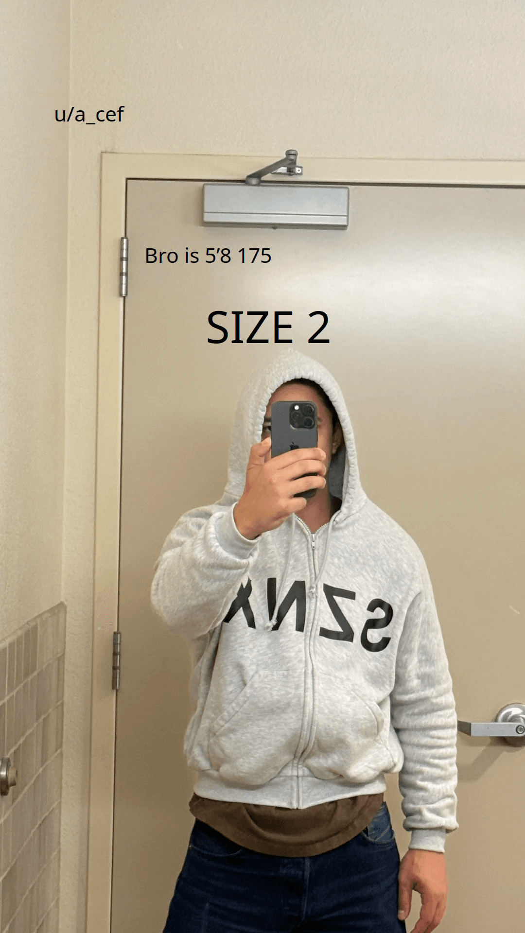 Yeezy Hoodie HD-10 Taille 2 Vue de Dos
