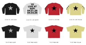 Merch Bully Yeezy du Sofi Live concert de Ye à los angeles