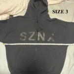 Yeezy YZY Black Hoodie HD-10 Width Size 3