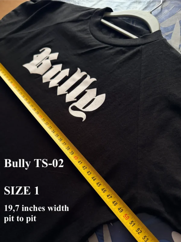 Yeezy Bully T-Shirt TS-02 Size 1 Width Pit to pit