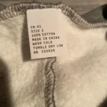 Yeezy Yzy CN-01 Crewneck Size 2 Tag