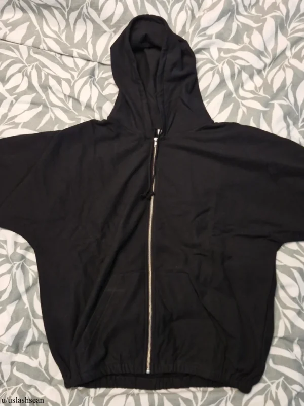 Yeezy YZY Black Hoodie HD-05 Size 2 Front View
