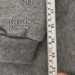 yeezy yzy hoodie HD-04 gray Size 2 sleeves length