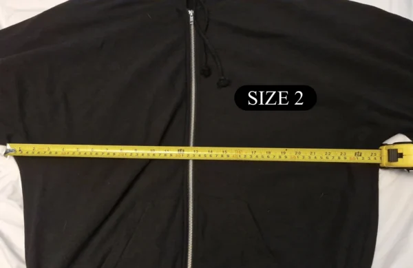 Yeezy Hoodie HD-05 Size 2 Measurements Width