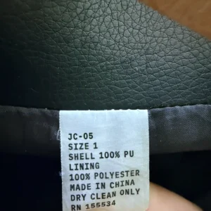 Yeezy YZY Jacket JC-05 Size 1 Tag
