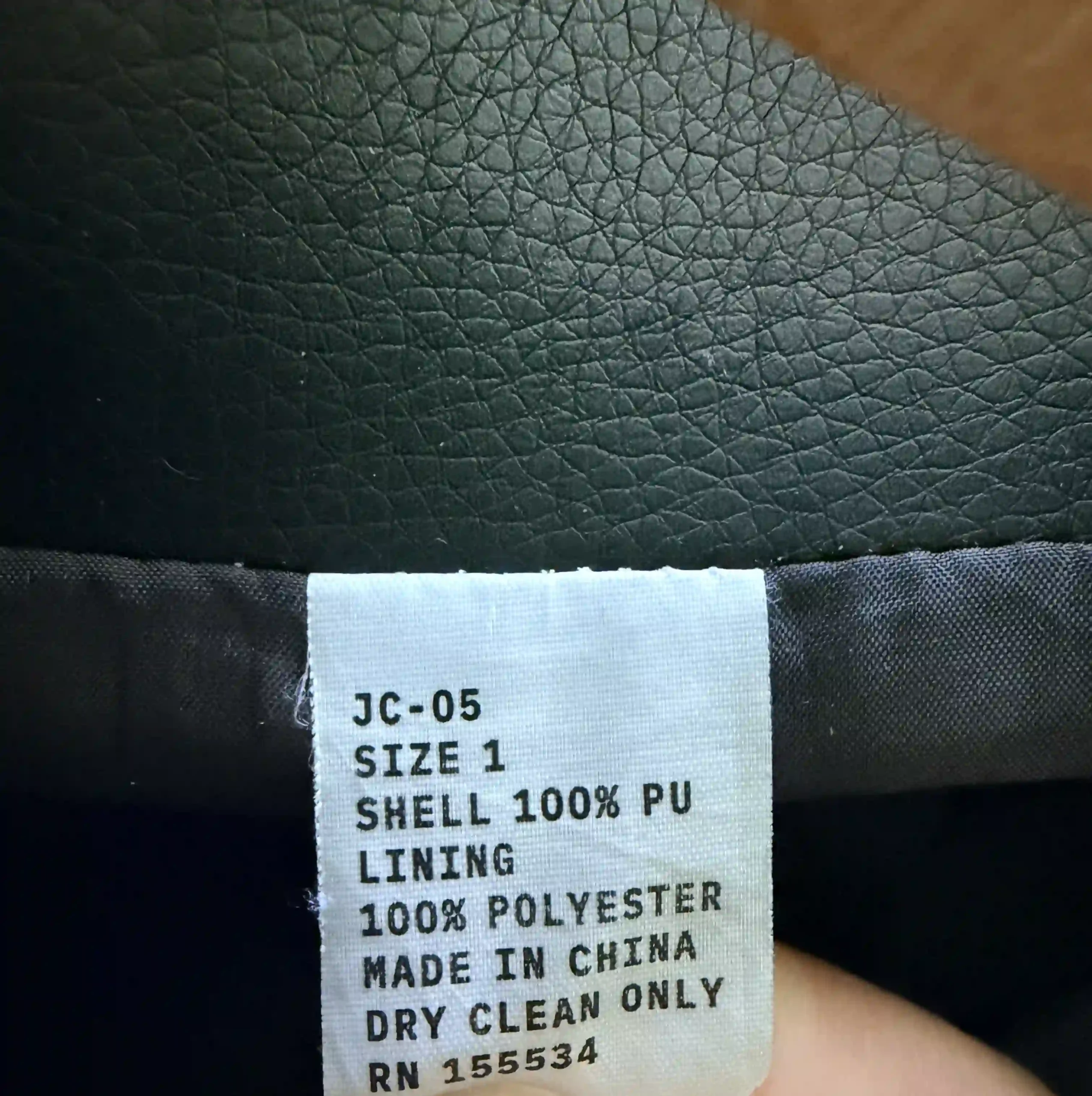 Yeezy YZY Jacket JC-05 Size 1 Tag