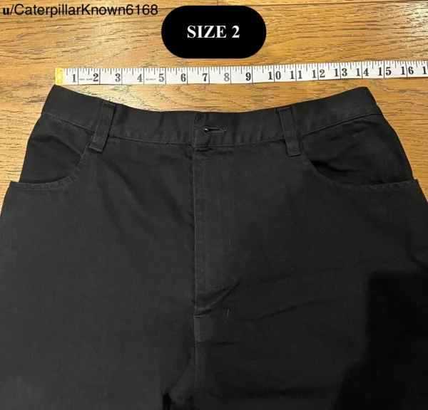 Yeezy YZY WD-01 Size 2 Sizing, Waist Length Measurements