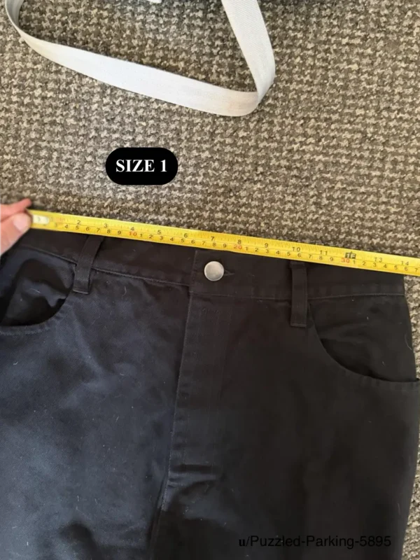 Yeezy YZY WD-01 Size 1 Sizing, Waist Length