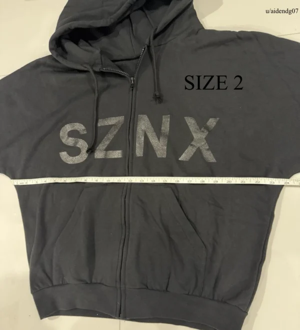 Yeezy YZY Black Hoodie HD-10 Width Size 2