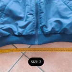 Yeezy Blue BB-01 Size 2 Sizing Measurements bottom hem