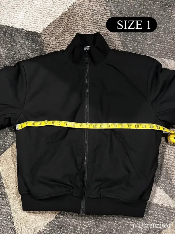Yeezy YZY Bomber BB-02 Size 1 Measurements Width Pit to Pit