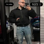 Yeezy YZY Bomber BB-02 Size 1 On-body Zipped