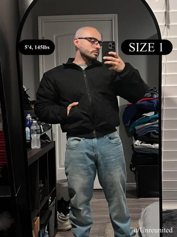Yeezy YZY Bomber BB-02 Size 1 On-body Zipped