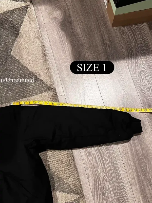 Yeezy YZY Bomber BB-02 Size 1 Measurements Length Sleeves