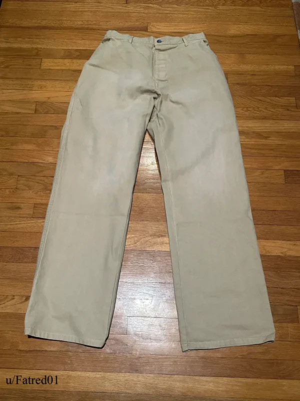 Yeezy YZY Pants Cream WP-01 front view