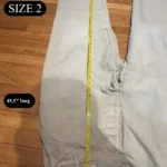 Yeezy YZY Pants Cream WP-01 Size 2 full length (waist to bottom)