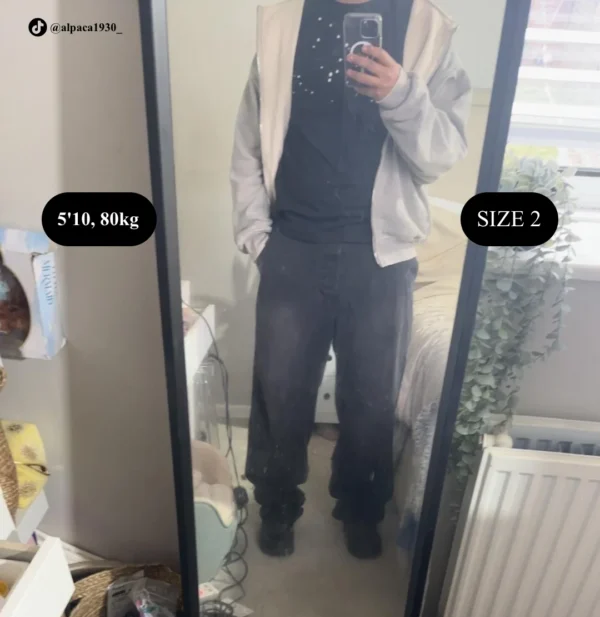 Yeezy YZY Pants WP-01 Size 2 On-body