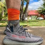 Yeezy 350 V2 Beluga on feet, photo by Reddit user u/Jawse36