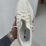 Yeezy 350 V2 Bone on feet, photo by Reddit user u/rodolphobfa